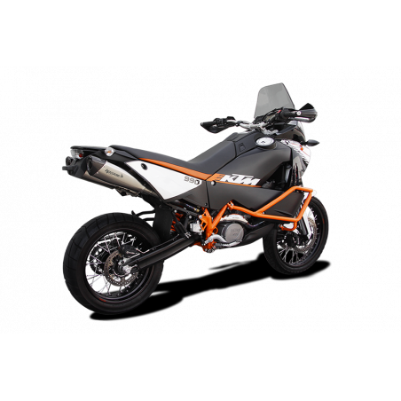 KTEVO3199S-AB COUPLE D'ÉCHAPPEMENT EN ACIER INOX SATINÉ EVOXTREME KTM 1290 SUPER DUKE R APPROUVÉ 