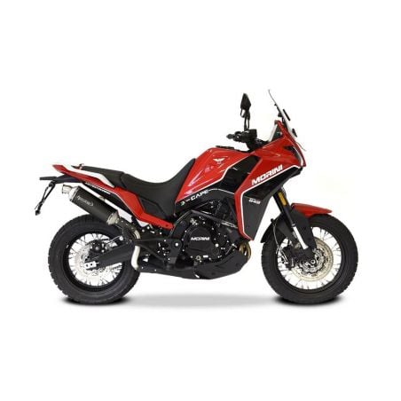 MOXCSP1300C-AB HP CORSE SP-1 SHORT BLACK TITANIUM MOTO MORINI X-Cape 