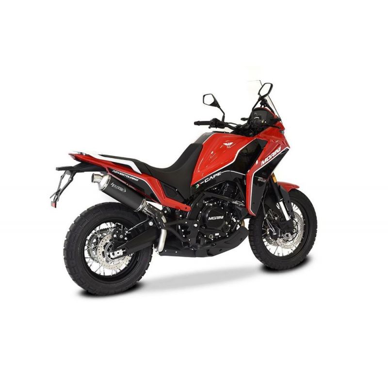 MOXCSP1300C-AB HP CORSE SP-1 SHORT BLACK TITANIUM MOTO MORINI X-Cape  HP CORSE