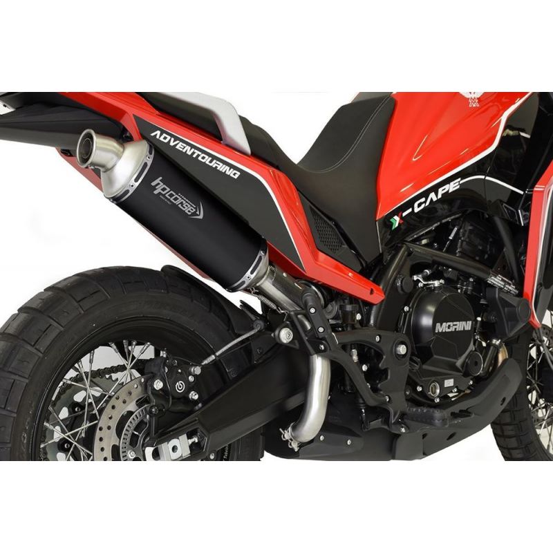 MOXCSP1300C-AB HP CORSE SP-1 SHORT BLACK TITANIUM MOTO MORINI X-Cape  HP CORSE