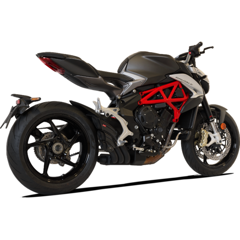 XMV3HY1004BCG-N-A TERMINALE HYDROTRE NERO CARBONIO P.INOX MV AGUSTA BRUTALE DOPO 2016 