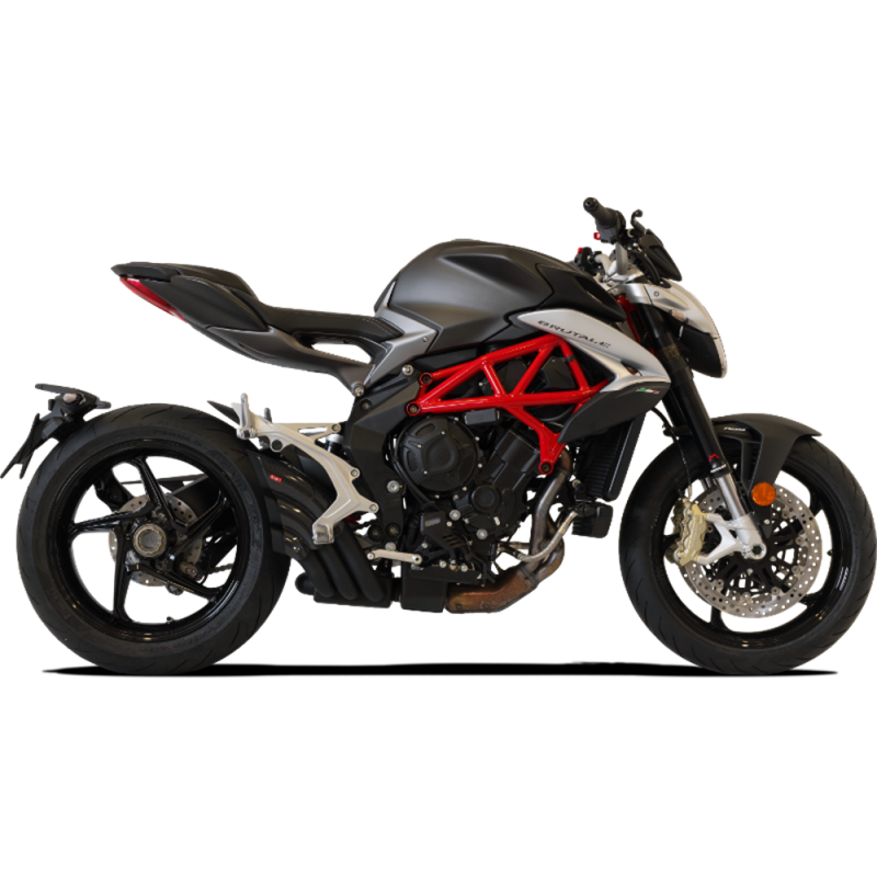 XMV3HY1004BCG-N-A TERMINALE HYDROTRE NERO CARBONIO P.INOX MV AGUSTA BRUTALE DOPO 2016 