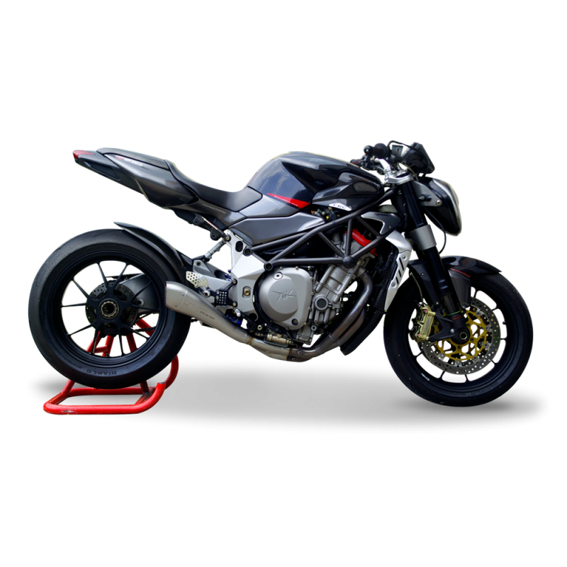 MVHY1001-AB TERMINALE HYDROFORM SATINATO MV AGUSTA BRUTALE 750 / 910 EURO2 OMOLOGATO  HP CORSE