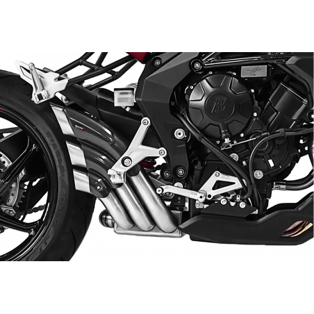 MV3HY1005SCG-A TERMINALE HYDROTRE SATINATO CARBONIO MV AGUSTA RIVALE 800 OMOLOGATO  HP CORSE