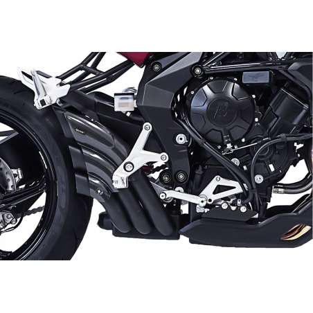 MV3HY1005BCG-A TERMINALE HYDROTRE NERO CARBONIO MV AGUSTA RIVALE 800 OMOLOGATO 