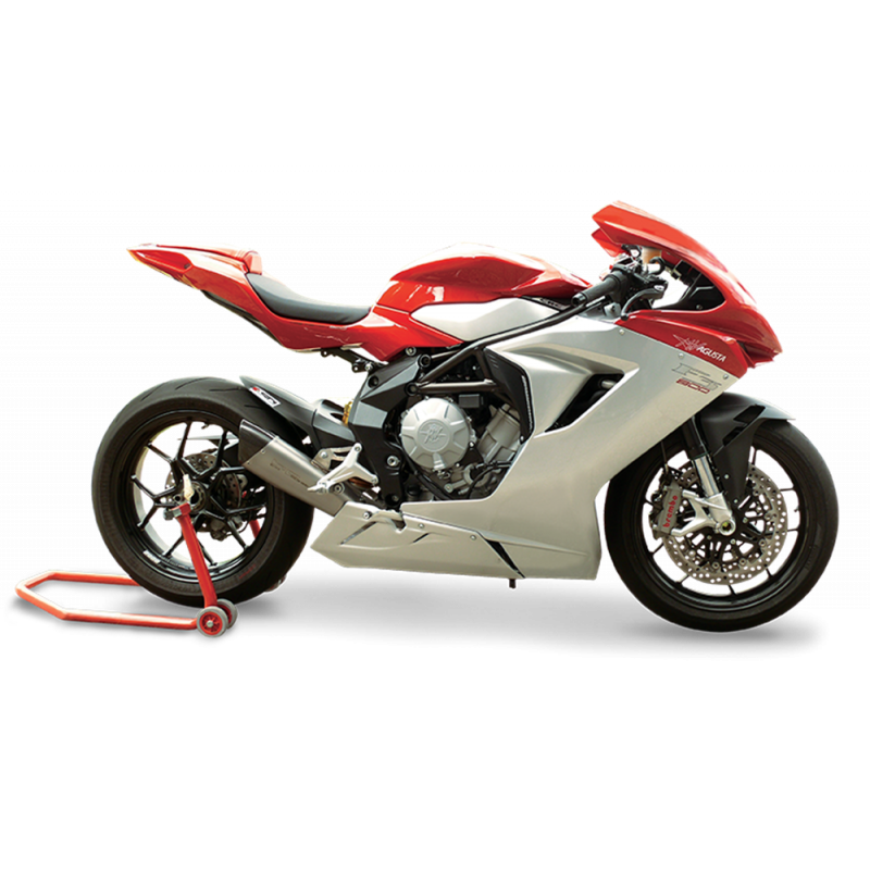 MVEVO3103LS-AB TERMINALE EVOXTREME SATINATO MV AGUSTA F3 675 / 800 PASSAGGIO BASSO OMOLOGATO  HP