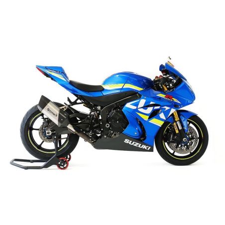 XSUSP3SR1017T-AB HP CORSE SP-3 CARBON SHORT 230 TITANIUM SUZUKI GSX-R 1000 2017-2020  HP CORSE