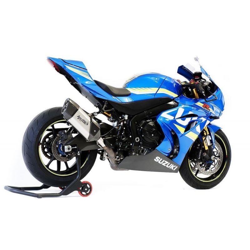 XSUSP3SR1017T-AB HP CORSE SP-3 CARBON SHORT 230 TITANIUM SUZUKI GSX-R 1000 2017-2020  HP CORSE