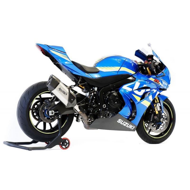XSUSP3SR1017T-AB HP CORSE SP-3 CARBON SHORT 230 TITANIUM SUZUKI GSX-R 1000 2017-2020 