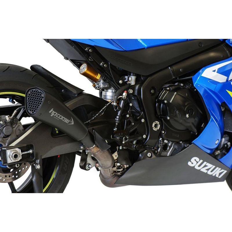 XSUHY20PR1017C-AB HP CORSE HYDROFORM SHORT R BLACK SUZUKI GSX-R 1000 2017-2020  HP CORSE