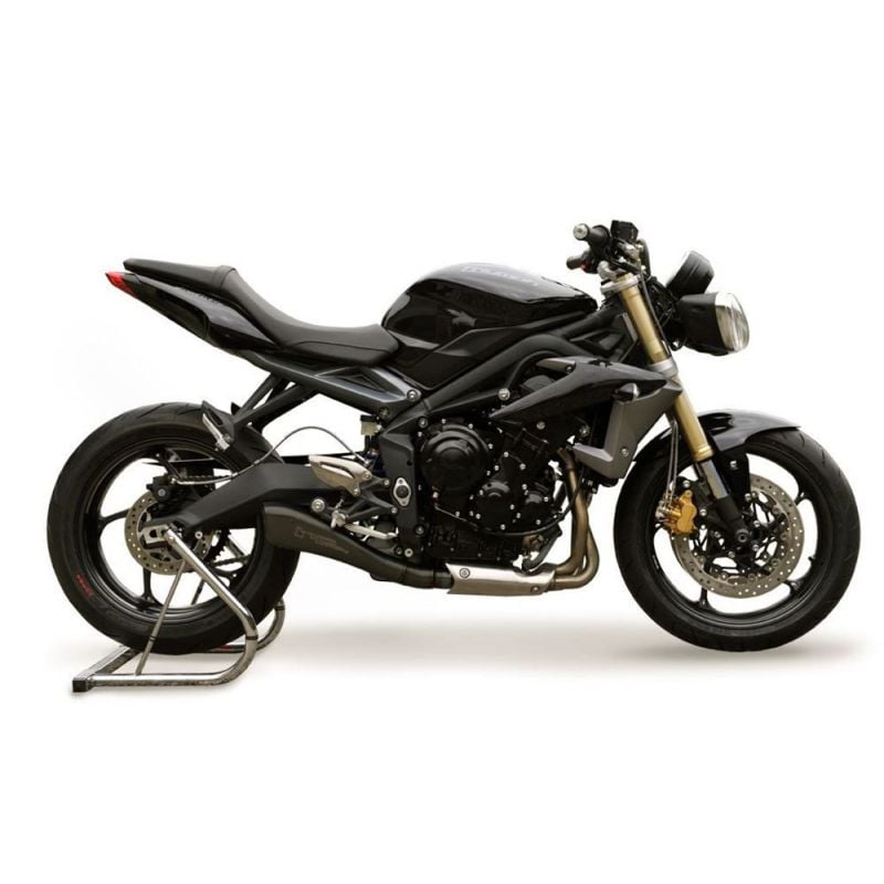 TRHY1001BLACK-AG TERMINALE HYDROFORM NERO TRIUMPH STREET TRIPLE 2013-2015 OMOLOGATO  HP CORSE