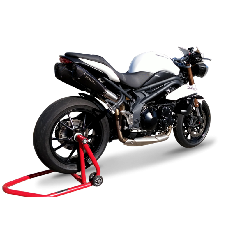 TREVO2603B-NN-AA TERMINALI EVOXTREME HPCORSE INOX NERO TRIUMPH SPEED TRIPLE 11-15 NON OMOLOGATO 