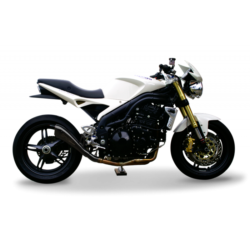TRHY1003BLACK-O-AB TERMINALE HYDROFORM NERO TRIUMPH SPEED TRIPLE 2005-2006 OMOLOGATO  HP CORSE