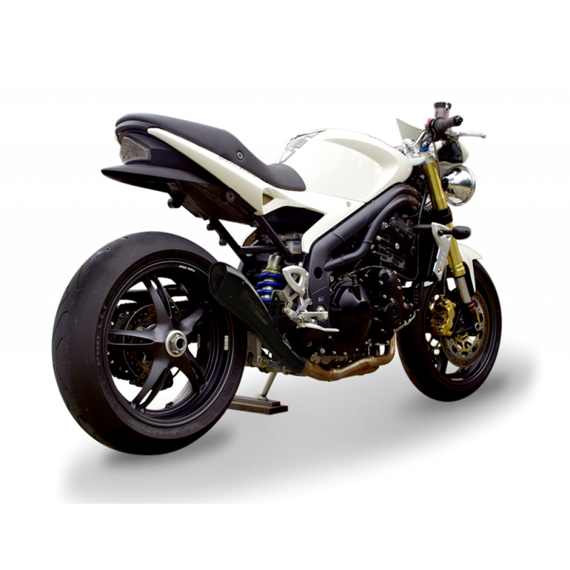 TRHY1003BLACK-O-AB TERMINALE HYDROFORM NERO TRIUMPH SPEED TRIPLE 2005-2006 OMOLOGATO  HP CORSE