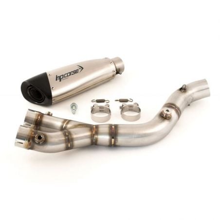 XYAEVO26R1S-AC KIT TERMINALE SCARICO CORTO EVOXTREME SATINATO YAMAHA R1 2015-18  HP CORSE