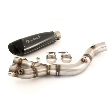 XYAEVO26R1B-AC KIT TERMINALE CORTO EVOXTREME NERO YAMAHA R1 2015-2018  HP CORSE