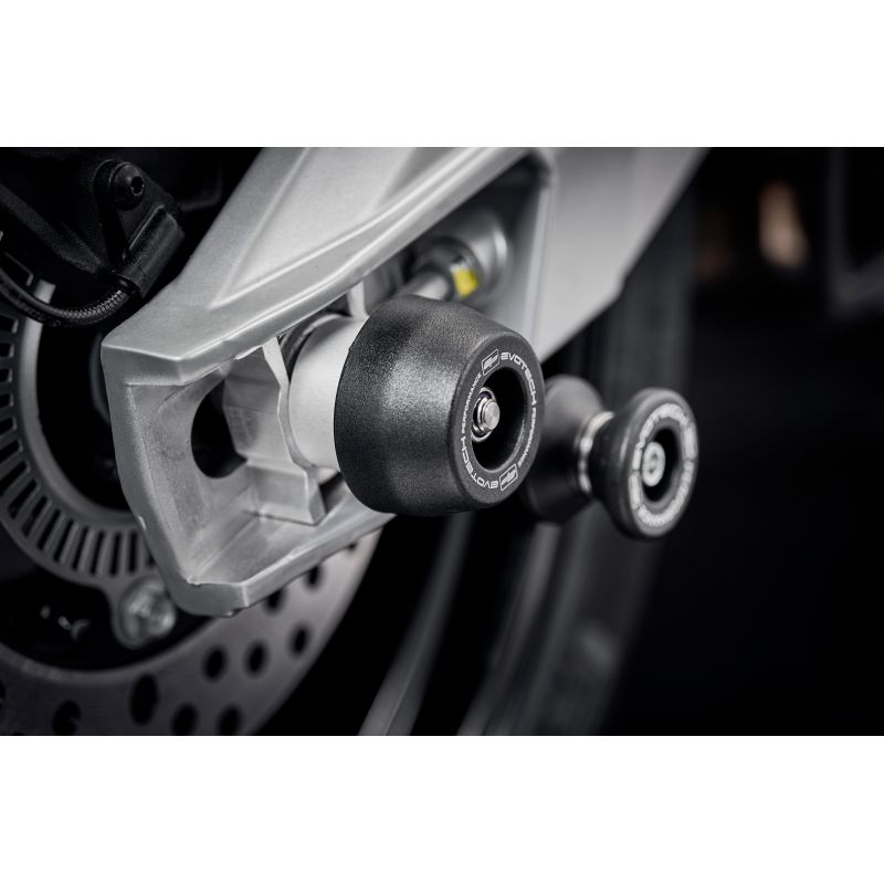 PRN015260-02 EP Rear Spindle Bobbins - Aprilia Tuono 660 (2021+)  Evotech-performance