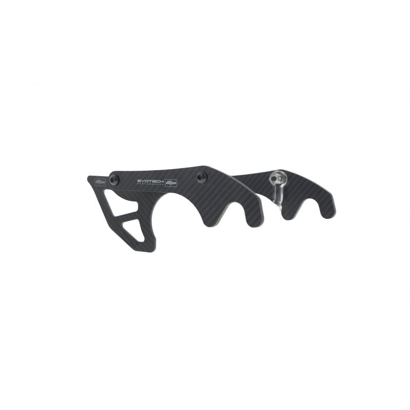 PRN012608-012610-11 EP Yamaha MT-10 Carbon Fibre Toe Guard - GP Style Paddock Stand Plates (2022+) 