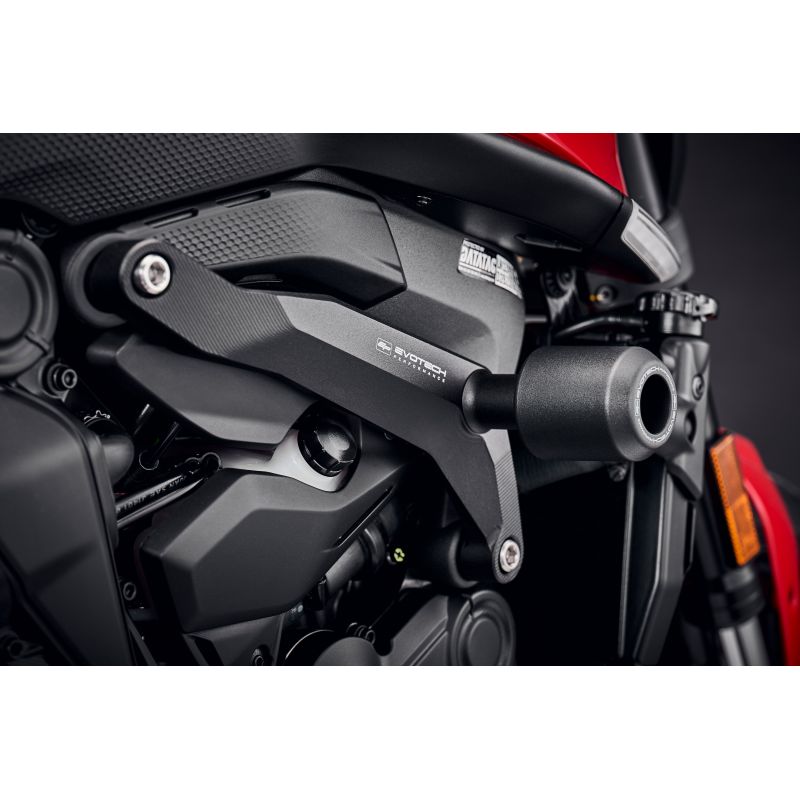 PRN011933-015557-015575-02 Ducati Monster 950 + (Plus) 2021+ Protezioni Telaio  Evotech-performance