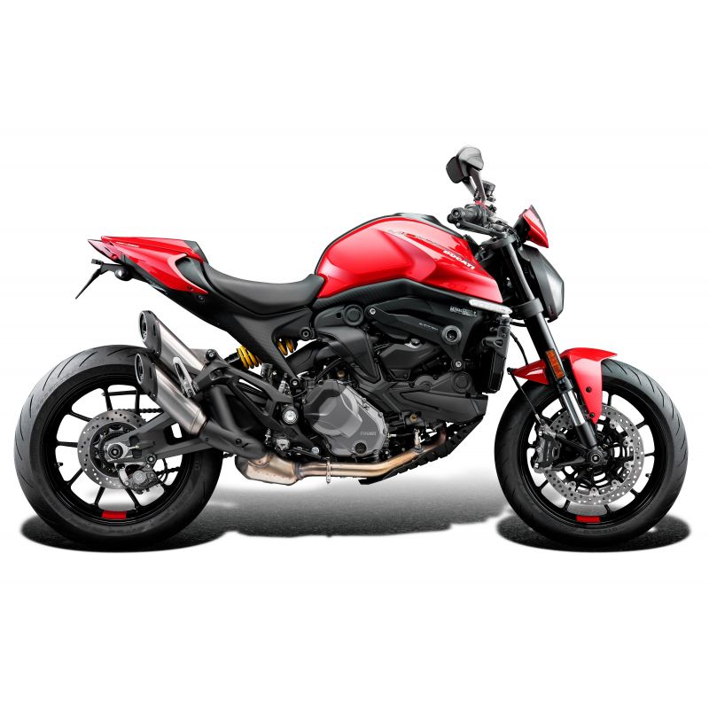 PRN011933-015557-015575-02 Ducati Monster 950 + (Plus) 2021+ Protezioni Telaio  Evotech-performance