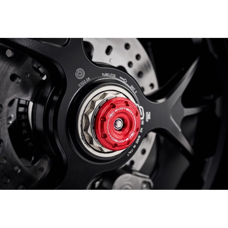 PRN013098-62 Rear Spindle Bobbins Ducati Streetfighter V4 SP 2022+ Evotech-performance