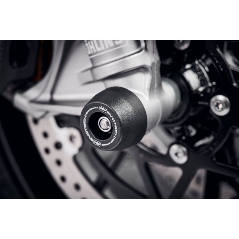 PRN013104-015485-01 Kit de protection de fourche avant et arrière Triumph Speed Triple RS 2021+ Evot