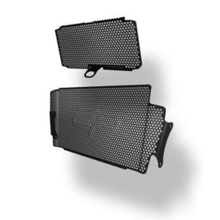 PRN012480-012481-03-28187 - Ducati Multistrada 950 Radiator & radiator protection grill Set 2017+ -