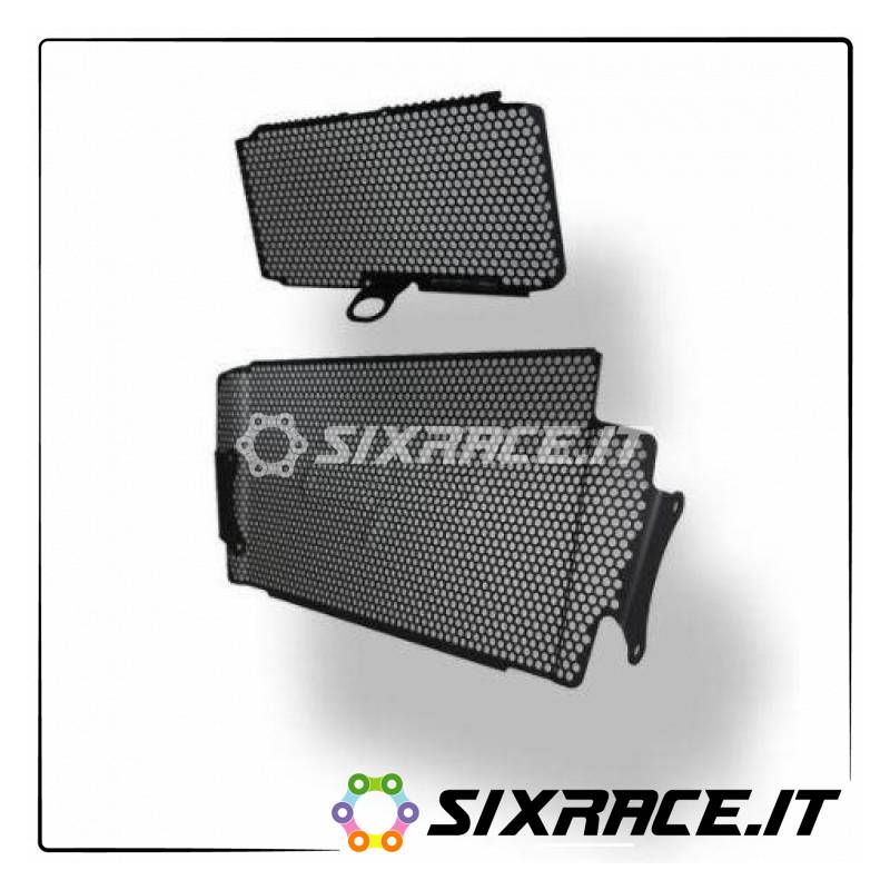 PRN012480-012481-02-29187 Ducati Multistrada 1200 S set griglie protezione radiatore 2015+