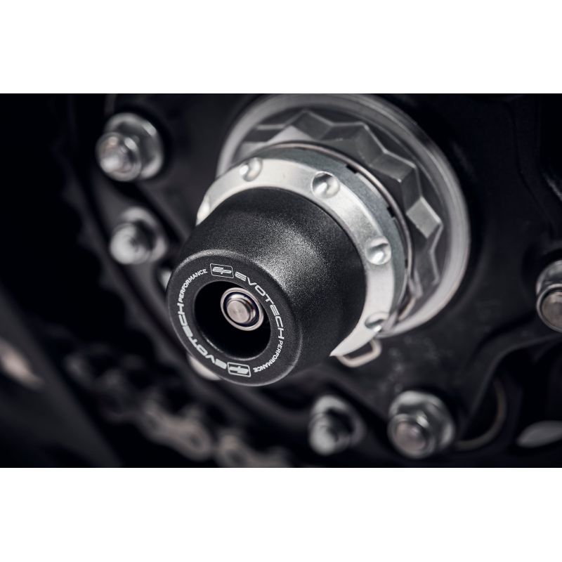 PRN015485-01 Protecciones del basculante trasero Triumph Speed Triple RS 2021+ Evotech-performance