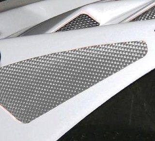 blanc avec maille argentée - 604